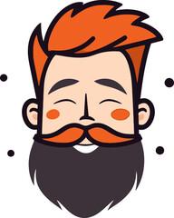 Adventure Sports Enthusiast Man Vector Drawing
