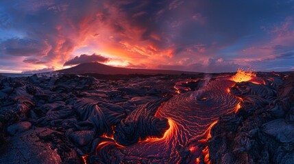 Volcanic Eruption Twilight