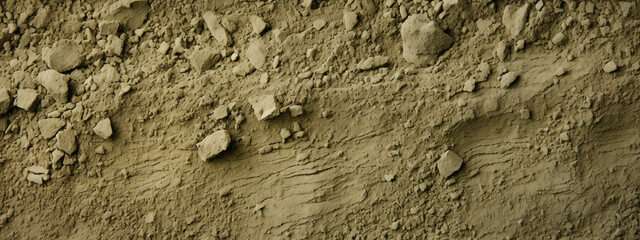 Arid Clay Texture with Rocky Fragments