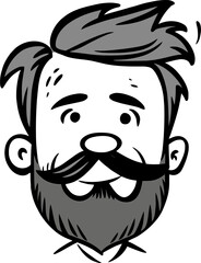 Creative Visionary Man Vector Concept