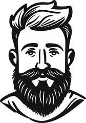Motivational Speaker Leadership Inspiration Empowerment Man Vector Portrait