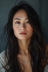 Fototapeta premium portrait of a beautiful asian woman