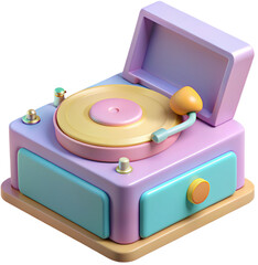 record-player-pastel--from-the-90-s---aesthetic