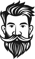 Outdoor Adventure Camping Travel Exploration Hiking Trekking Backpacking Man Vector Drawing