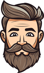 Outdoor Adventure Camping Travel Exploration Hiking Trekking Backpacking Man Vector Drawing