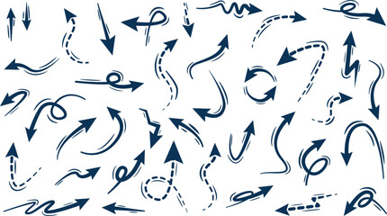 Arrow element design vector set collection