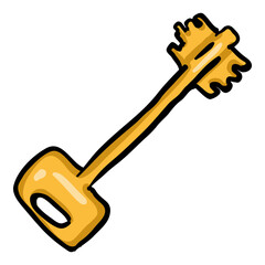 Key Hand Drawn Doodle Icon