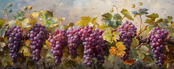 pening grape at vineyard
