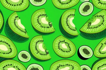 Fototapeta premium kiwi fruit background