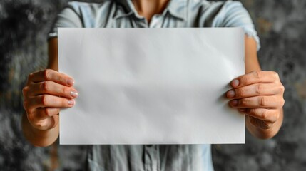 Person Holding Piece of Paper