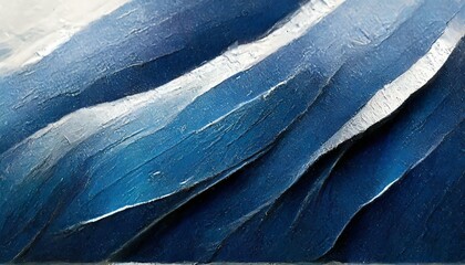 Illustration of a rough sheet metal texture with navy blue and white enamel paint.
