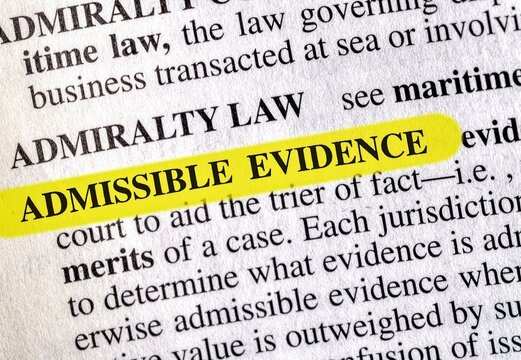 admissible evidence