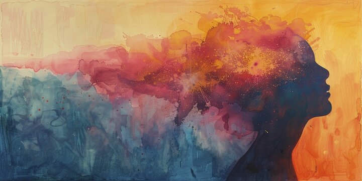 Silent Autoimmunity's subtle signals emerge softly in a light watercolor portrayal.