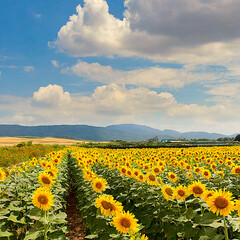 해바라기 밭
sunflower field