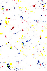 Acrylic And Watercolour  Paint Splatters and spots for Background