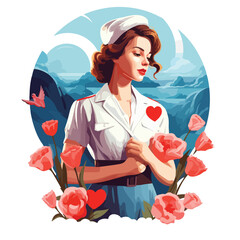 Amidst World War II a young nurse finds love
