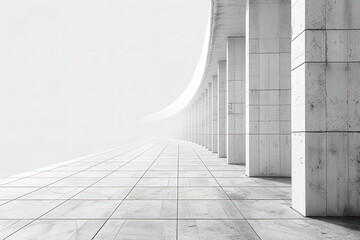 wallpaper of a minimalistic architecture wallpaper, with empty copy space