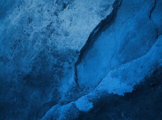 Cobalt blue rock texture grunge background - obrazy, fototapety, plakaty
