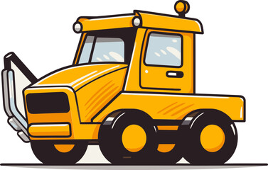 Snowplow Vector Illustration: A Journey into the Heart of Design Innovation