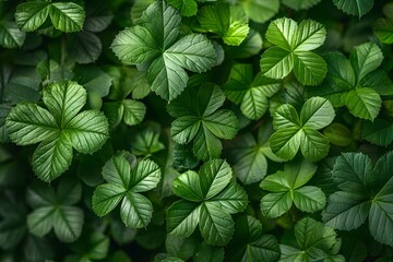 Close Up View of Green Leaves - obrazy, fototapety, plakaty