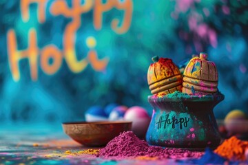 Vibrant Colors of Holi Festival