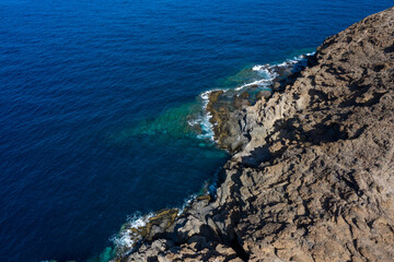 Aerial View of Marazul, El Balito with Ocean and Cliffs, Tenerife