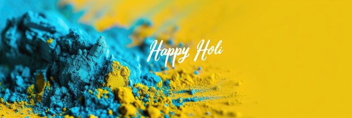 Happy Holi Color Paint - Celebrate the Festival of Colors! - obrazy, fototapety, plakaty