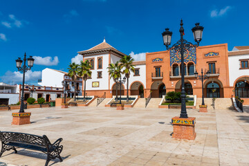 Palos de la Frontera, Christopher Columbus spanish port town, Spain.