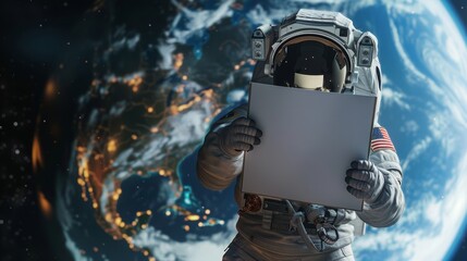 Fototapeta premium Astronaut in Outer Space