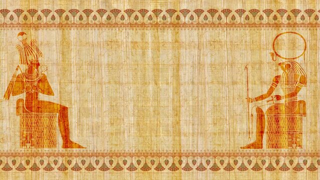 Ancient Egyptian Papyrus Background
