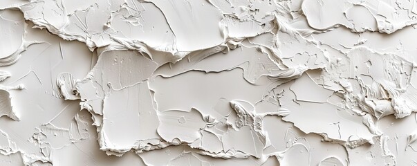 White Stucco Pattern Background.