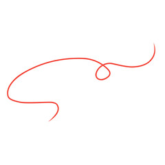 strands of red thread