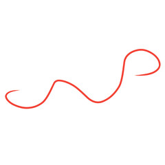 strands of red thread