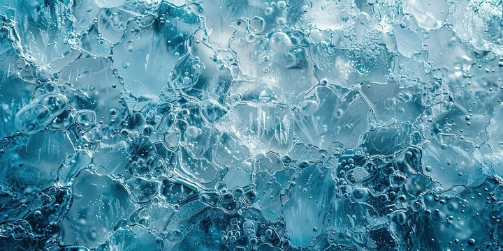 Ice shape, ice cubes, refreshing for drinks, with mint, summer, heat, background, wallpaper.