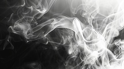 Monochrome Smoke Art - 761439722