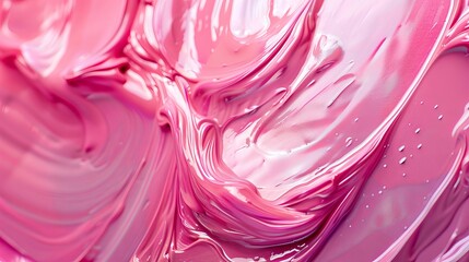 Vibrant Pink Acrylic Abstract - 761441579