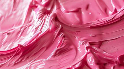 Vibrant Pink Acrylic Abstract