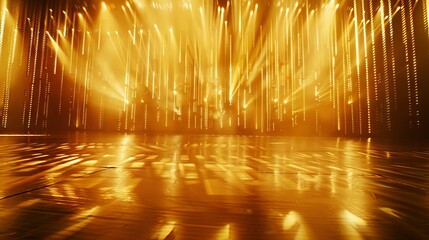 Golden Bokeh of Stage Lights - 761441780