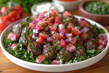 Falafels are deep fried balls traditionally found in Middle Eastern cuisine food professional advertising food photography