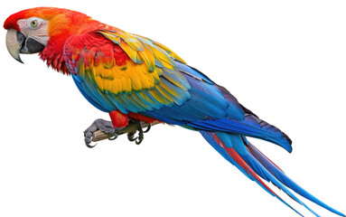 Obraz premium Vibrant Avian Beauty: Parrot Generative AI