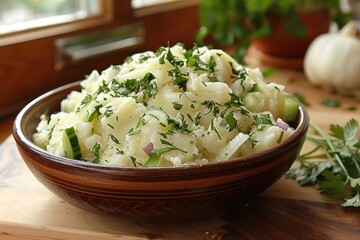Colcannon is a traditional Irish dish of mashed potatoes with cabbage food professional advertising food photography
