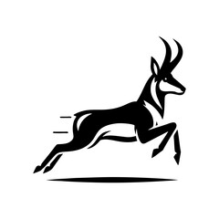 Pronghorn Logo Design. Pronghorn vector logo