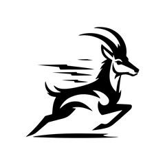 Pronghorn Logo Design. Pronghorn vector logo