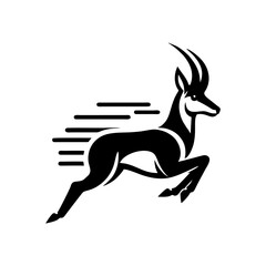 Pronghorn Logo Design. Pronghorn vector logo