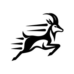 Pronghorn Logo Design. Pronghorn vector logo