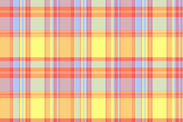 Pattern fabric vector of texture textile seamless with a plaid background tartan check.