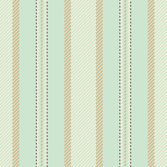 Trendy seamless vertical lines, path background vector texture. Classical pattern textile stripe fabric in light and beige colors. - 761450571