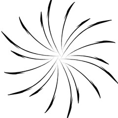 Fireworks icon, modern linear design print, modern abstract linear composition and graphic design element, illustration vector