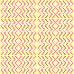 Seamless vector pattern of simple geometric elements.