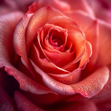 Macro pink rose petals 002
